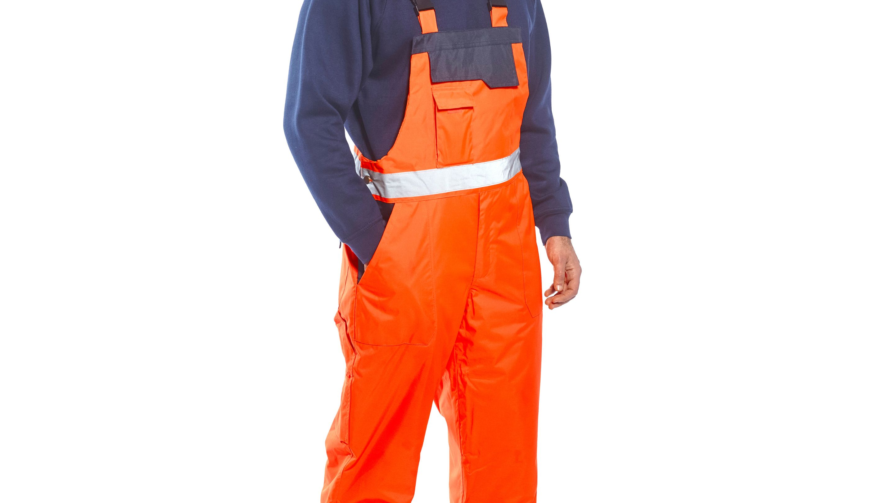 Portwest waterproof bib and 2025 brace