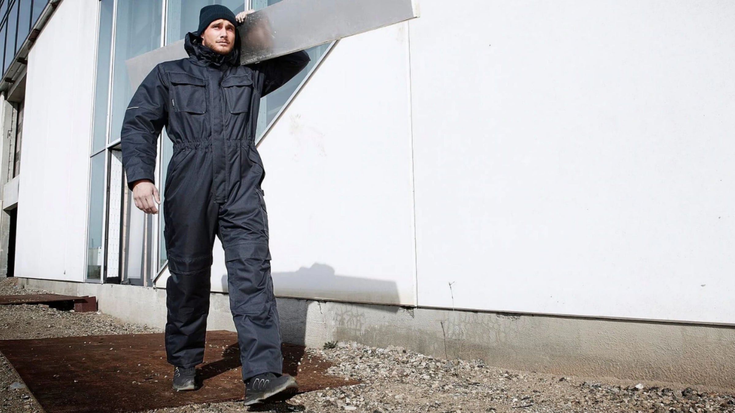 An image of Coveralls, Overalls and Boiler suits being modelled. These coveralls can be found on the Workwear Gurus website
