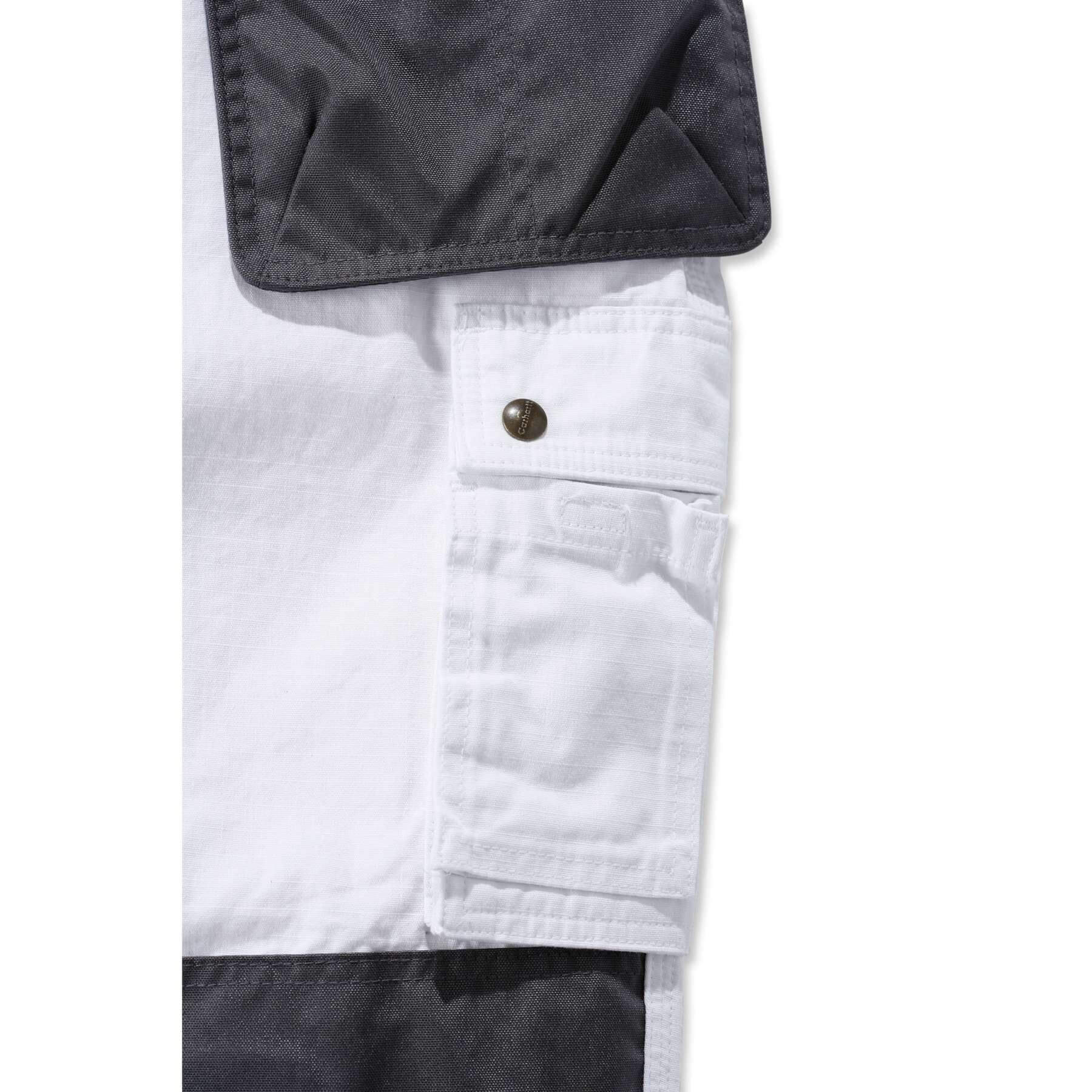 Carhartt Emea Multi-Pocket Ripstop Trousers 100233 White Detail 4#colour_white
