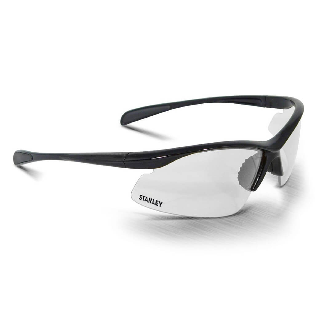 Stanley 10-Base Curved Half-Frame Safety Glasses Unisex