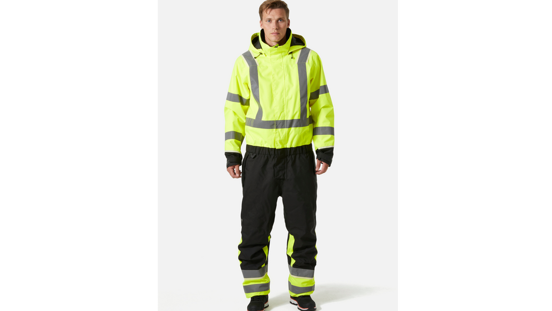 Hi Vis Waterproof Coveralls