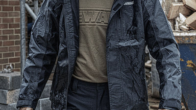 An image of someone wearing DeWalt Jacket