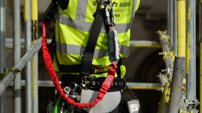 An image of Lanyards being worn by a model