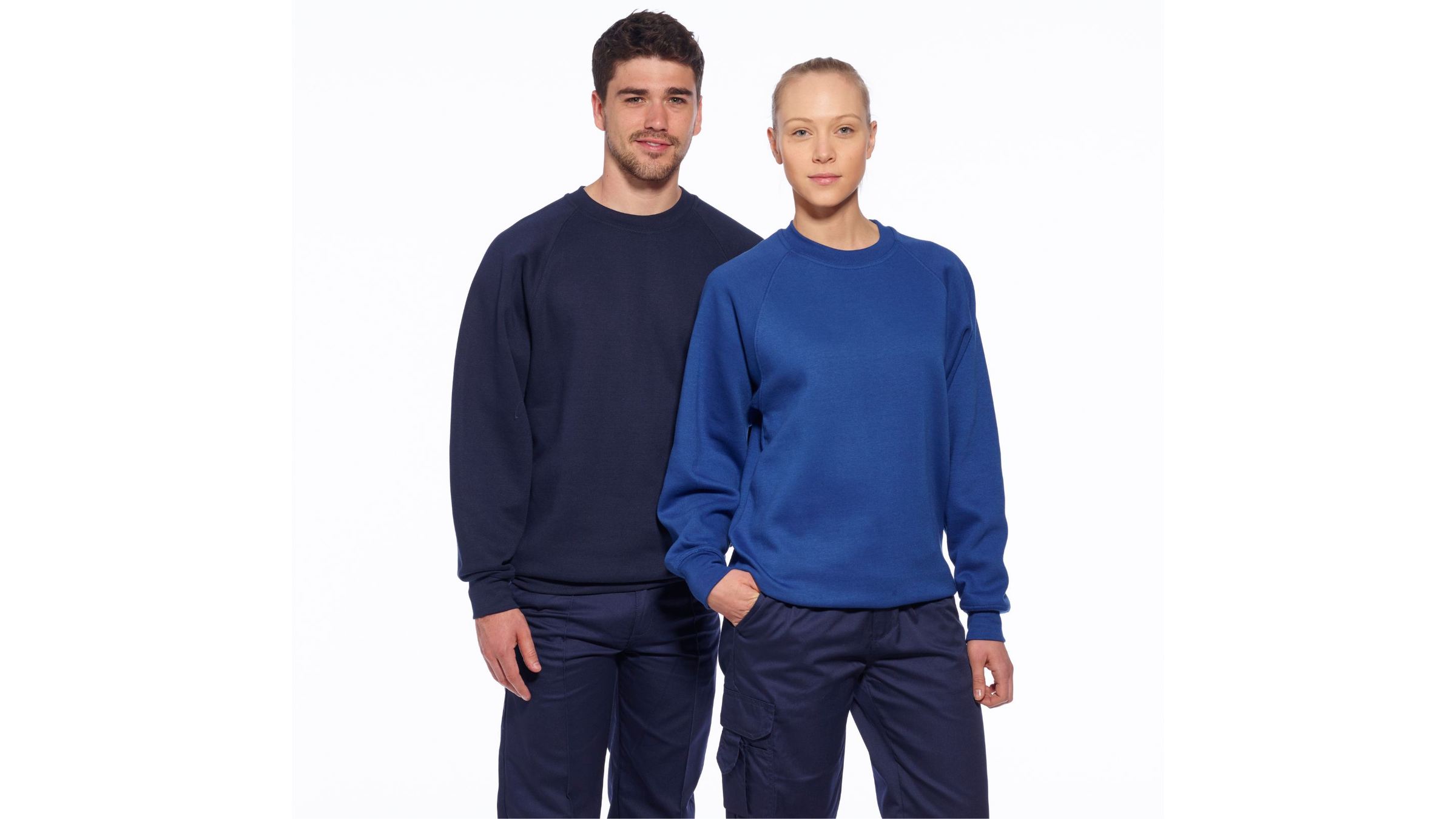 An image of models wearing Portwest Sweatshirts