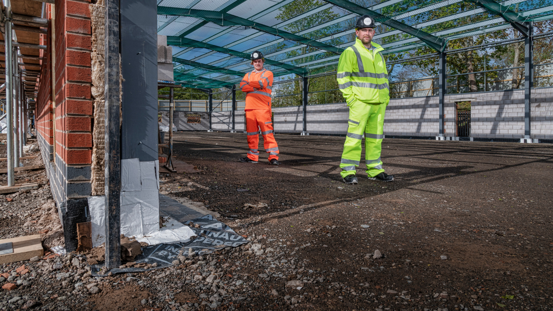 An image of an model wearing Pulsar Hi Vis workwear