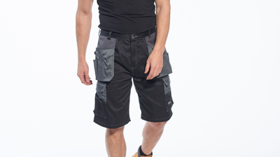 An image of Portwest KS18 Shorts being modelled