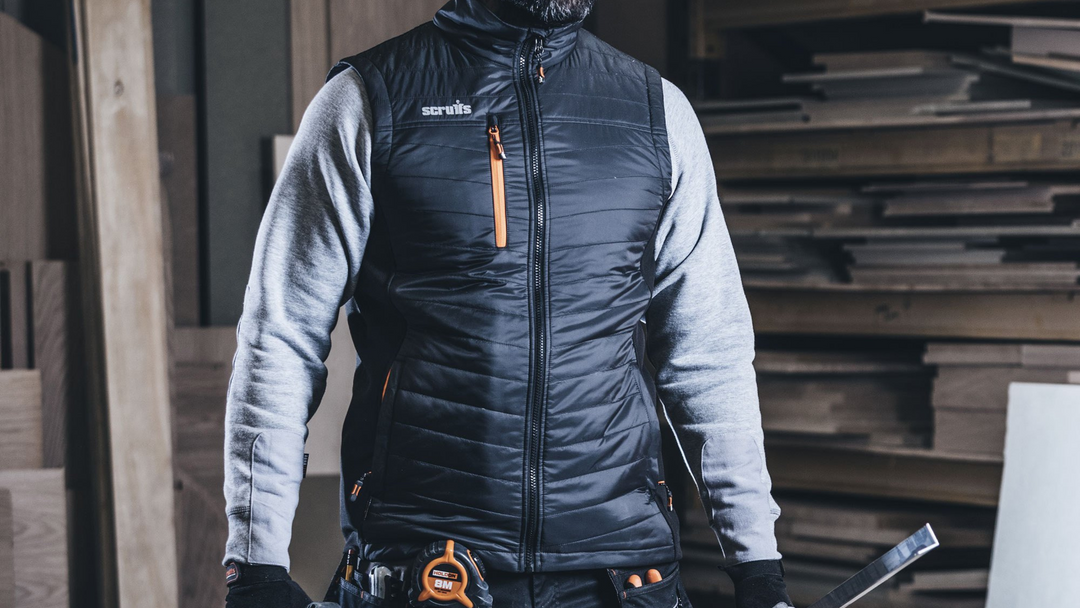 An image of a model wearing a Scruffs bodywarmer