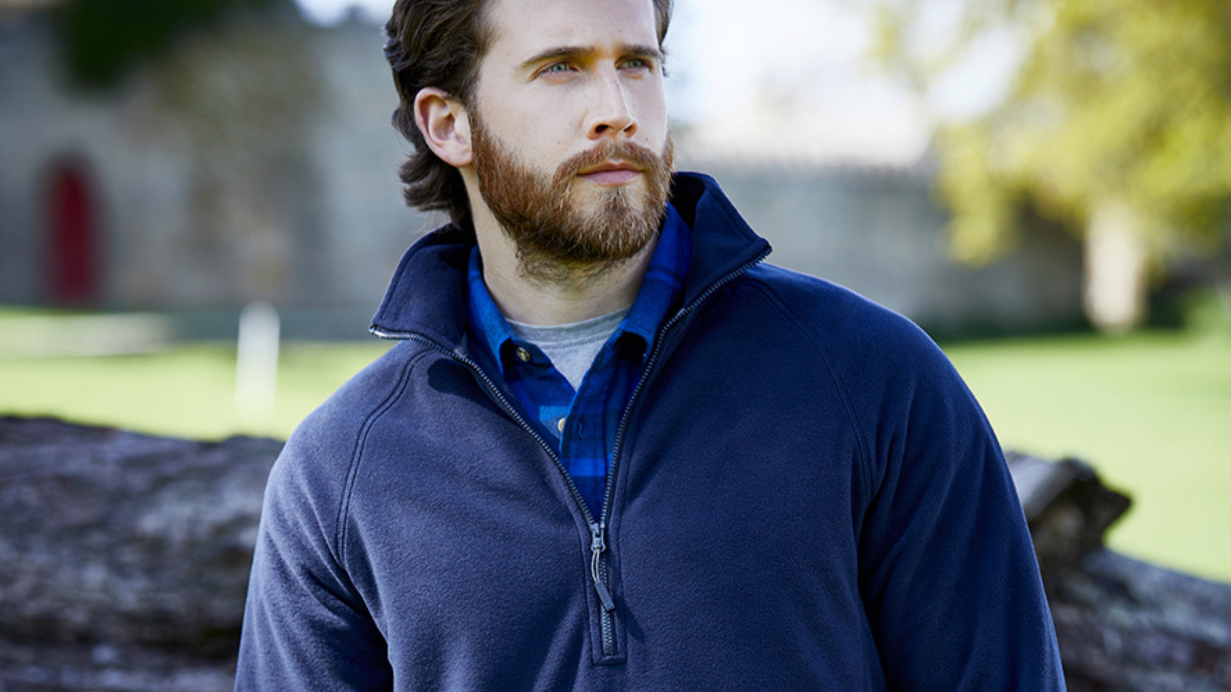 An image of a model wearing a Craghoppers Fleece