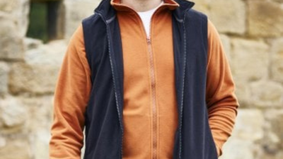 An image of a model wearing a Craghoppers Gilet