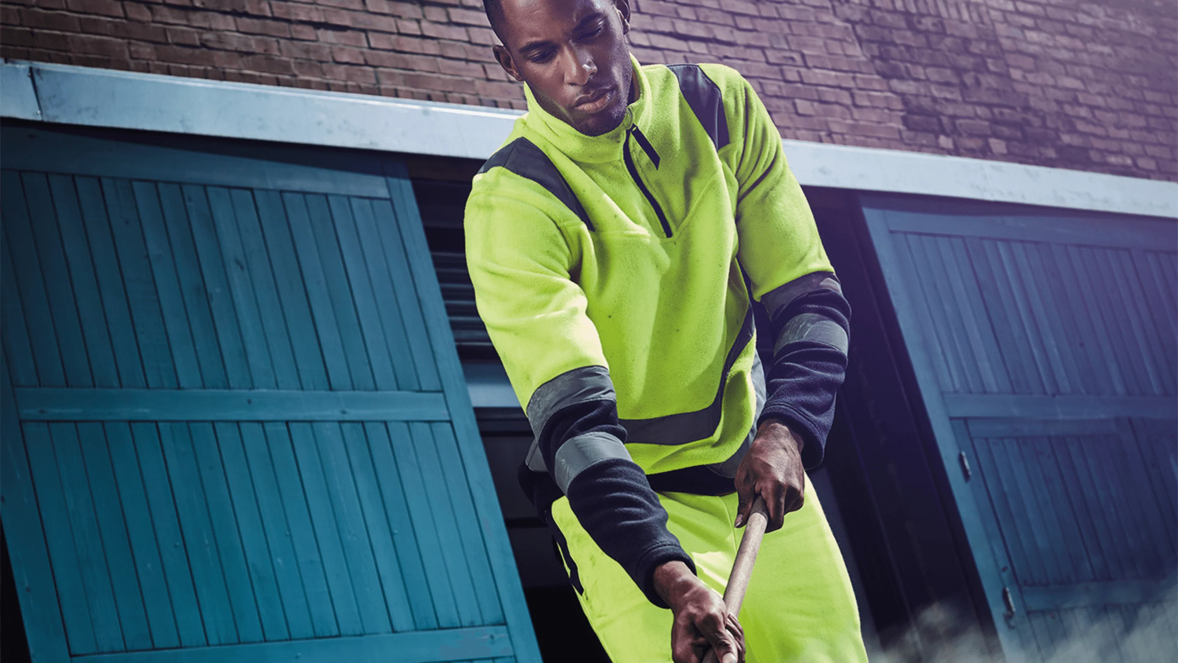 An image of Hi Vis Clothing being modelled