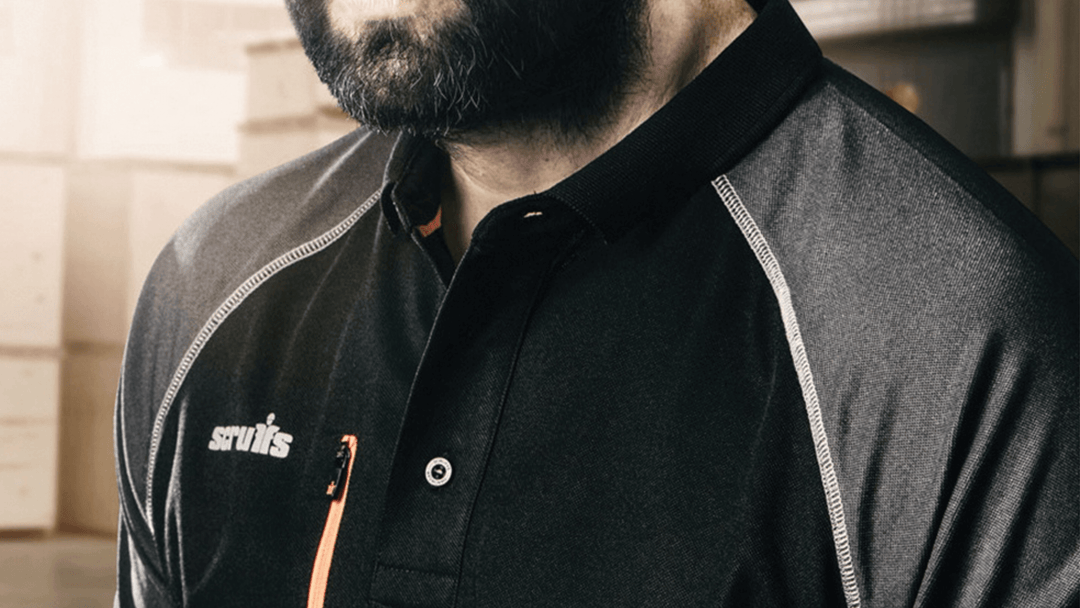 An image of a model wearing a Scruffs Polo Shirt