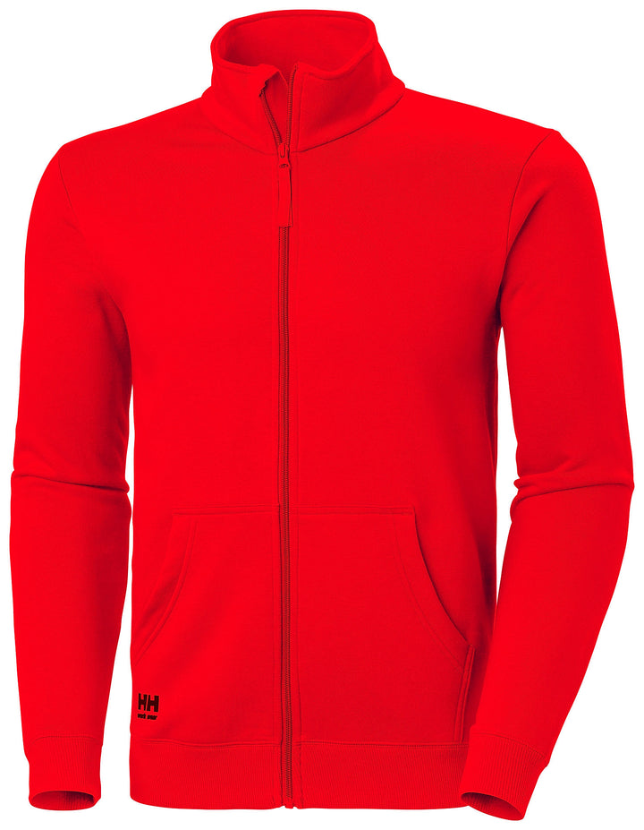 Helly Hansen Classic Zip Sweatshirt Backt#colour_alert-red