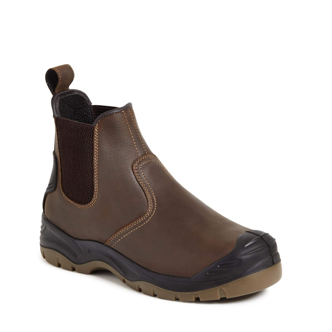 Apache AP715SM Special Offer Pack - Apache AP715SM Brown Safety Dealer Boots + 3 Pairs Work Socks