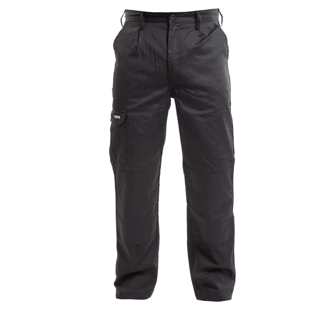 Apache APIND Black Industry Knee Pad Cargo Trousers Black Main #colour_black