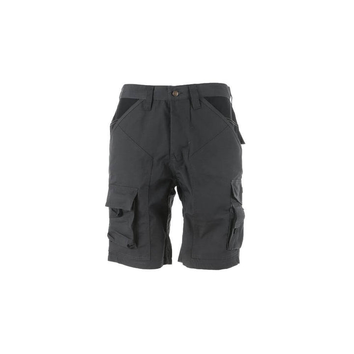 Apache APKHT Grey and Black Ripstop Shorts Cordura Holster Pockets Grey Main #colour_grey