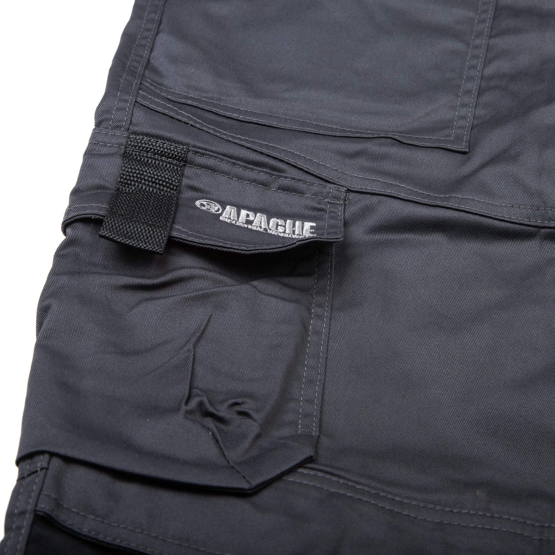 Apache ATS 3D Holster Pocket Stretch Trousers Grey Detail 2 