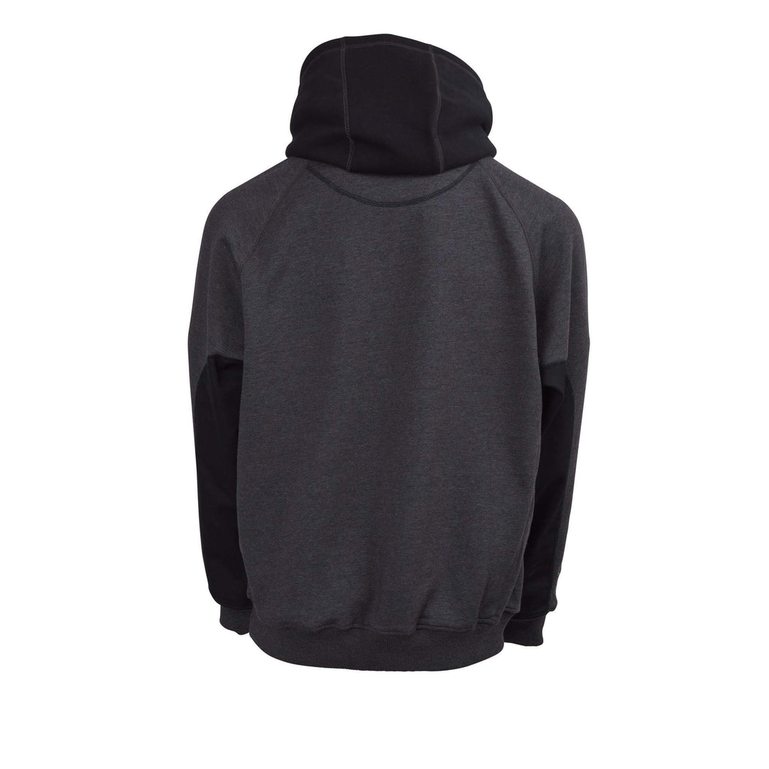 Apache Kingston Heavy Duty Hoodie Grey Black Back #colour_grey-black