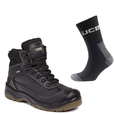 Apache RANGER Special Offer Pack - Apache RANGER Waterproof Safety Hiker Boots + 3 Pairs Work Socks