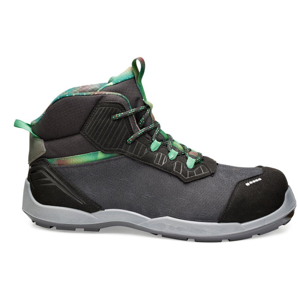 Base Grand Canyon Mid S1PS ESD Metal Free Composite Toe Cap Safety Boots Black 1#colour_black