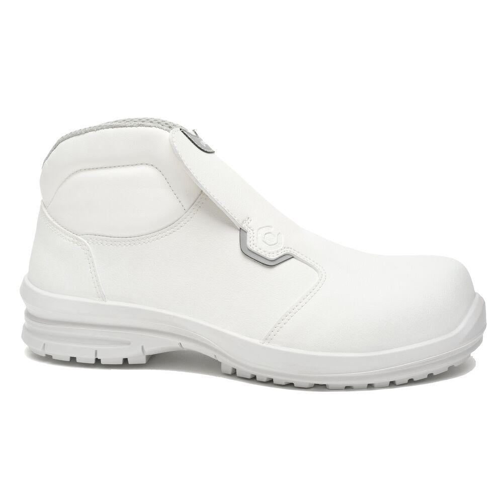 Base Kuma Top S2 Metal Free Vegan Composite Toe Cap Safety Boots White 1#colour_white