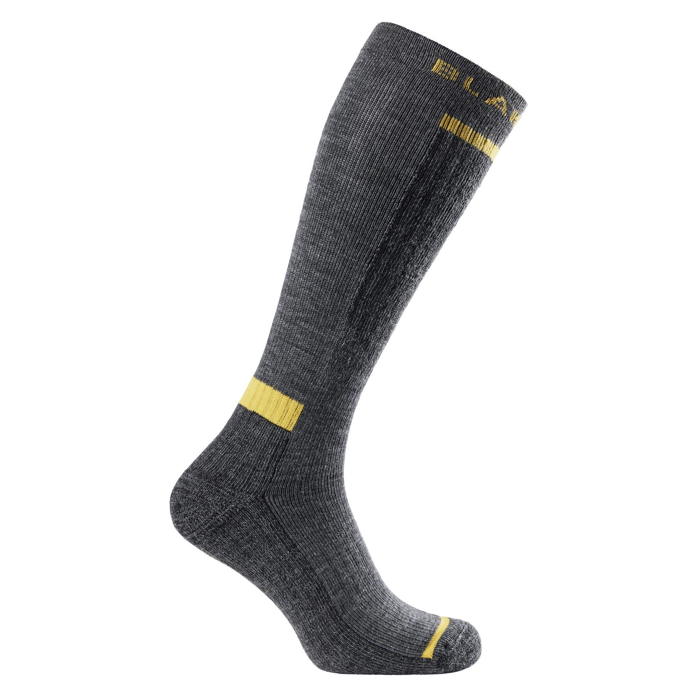 Blaklader 2500 Temperature Regulating Anti Odour High Wool Socks Black Melange Main #colour_black-melange