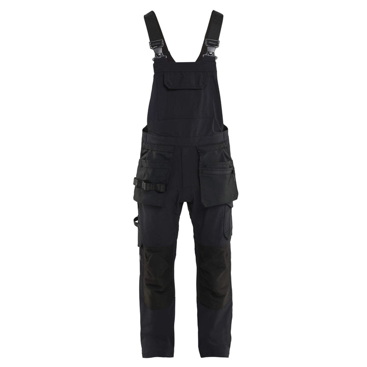 Blaklader 26201645 4-Way Stretch Bib Overalls Black Main #colour_black