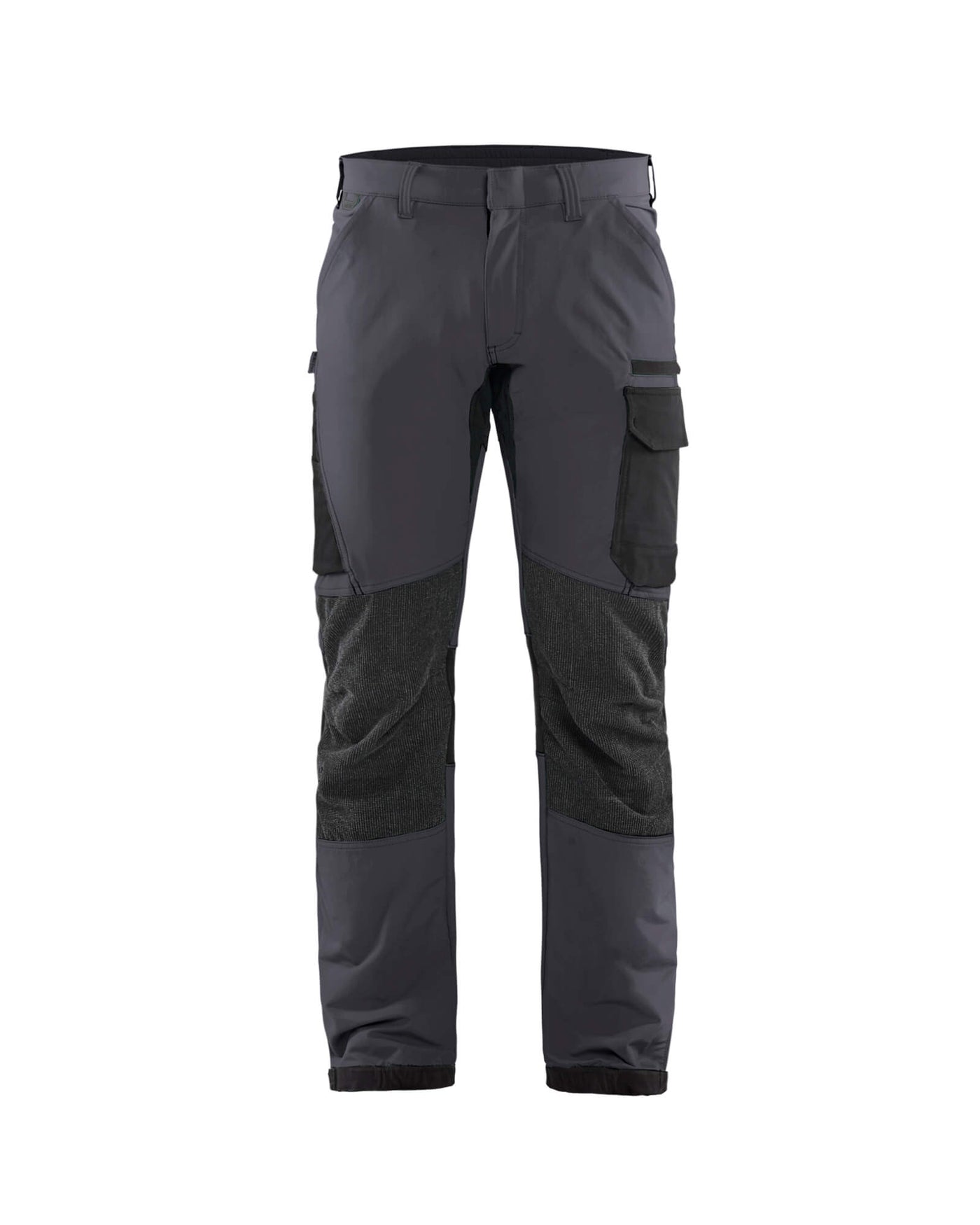 Blaklader 14221645 4-Way-Stretch Trousers Cordura Mid Grey/Black Main #colour_mid-grey-black