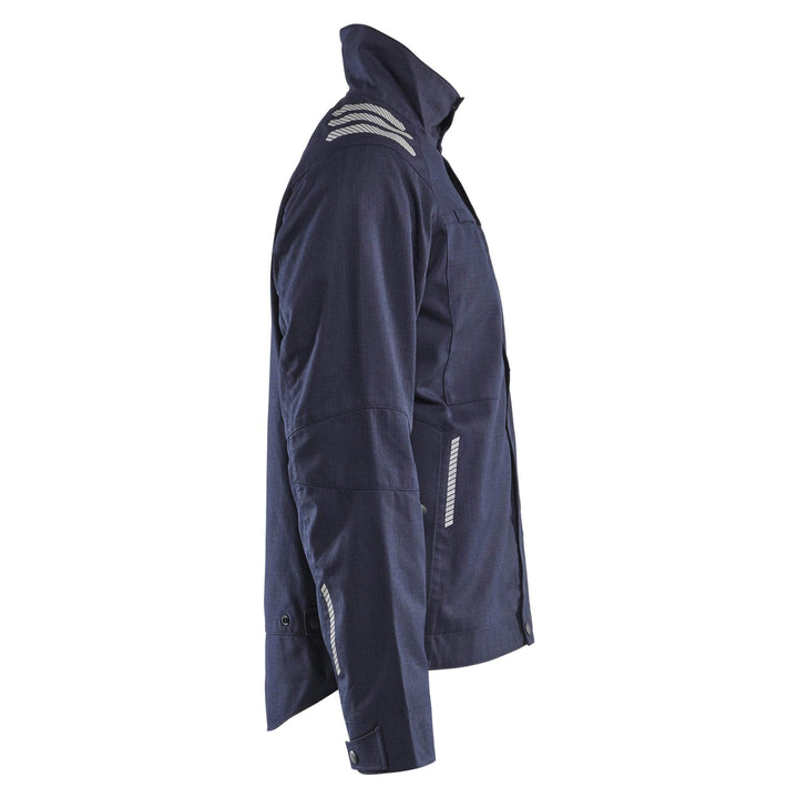 Blaklader 44171512 APC 2 Arc and Flame Retardant Inherent Jacket Navy Blue Right #colour_navy-blue