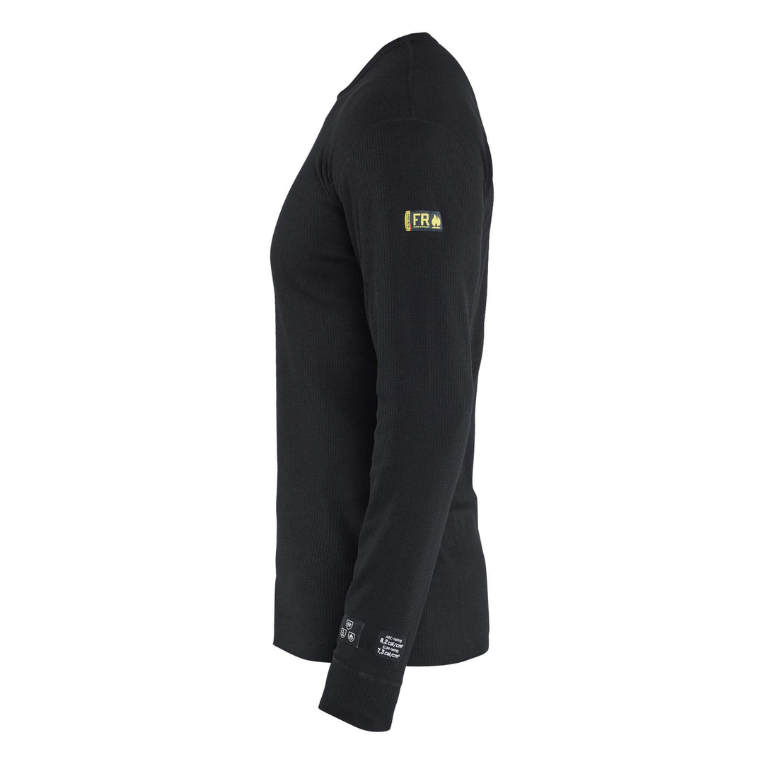 Blaklader 34981764 Arc and Flame Resistant Baselayer Shirt Black Left #colour_black