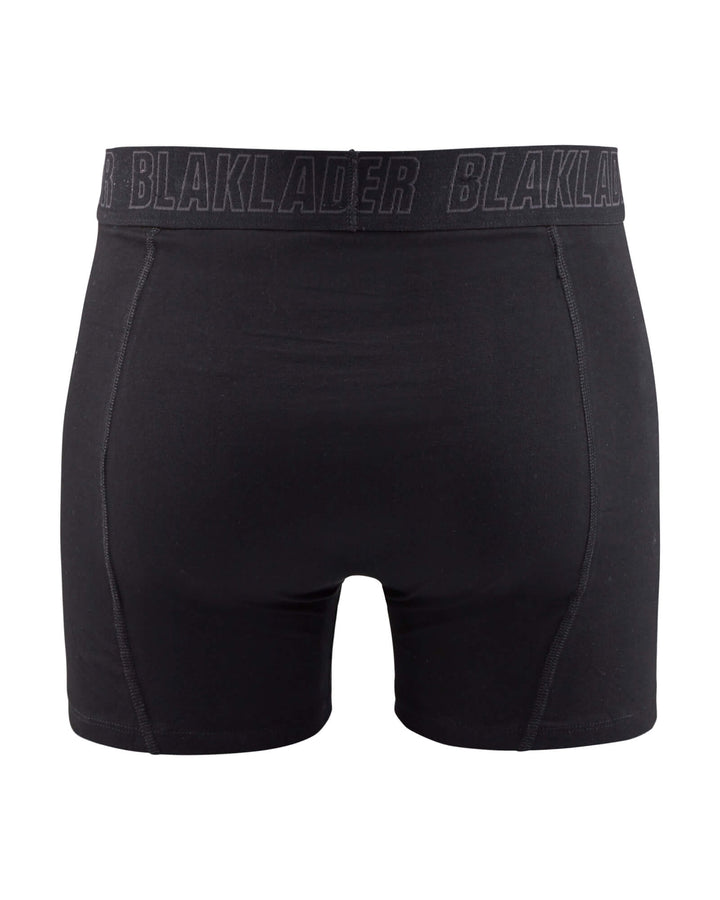 Blaklader 18971166 Boxer Shorts 2-pack Black Rear #colour_black