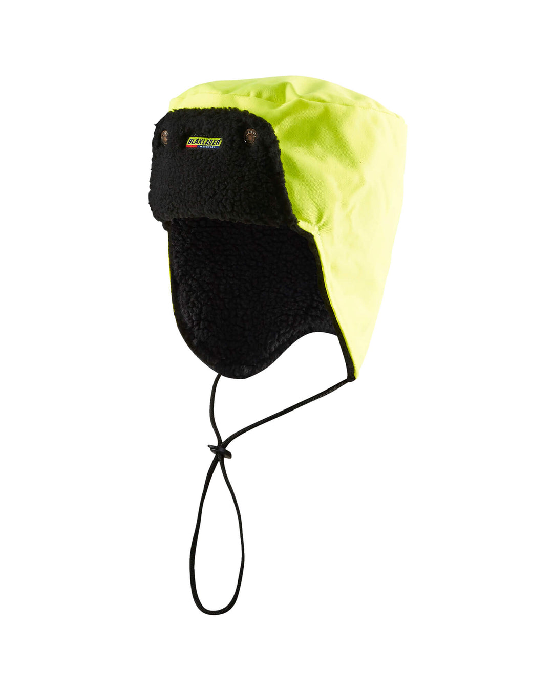 Blaklader 20151900 Cap Foldable Ear-Flaps Hi-Vis Yellow Main #colour_hi-vis-yellow