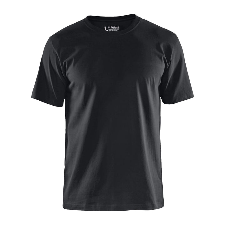 Blaklader 36021030 Cotton T-Shirt (Multipack of 10) Black Main #colour_black