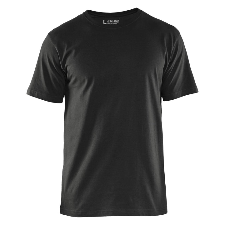 Blaklader 36251042 Cotton T-Shirt (Multipack of 5) Black Main #colour_black