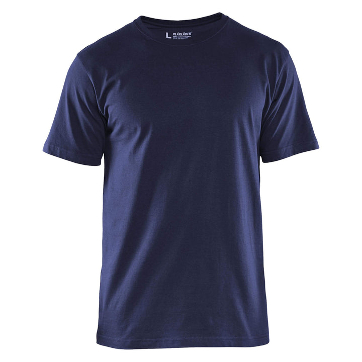 Blaklader 36251042 Cotton T-Shirt (Multipack of 5) Navy Blue Main #colour_navy-blue