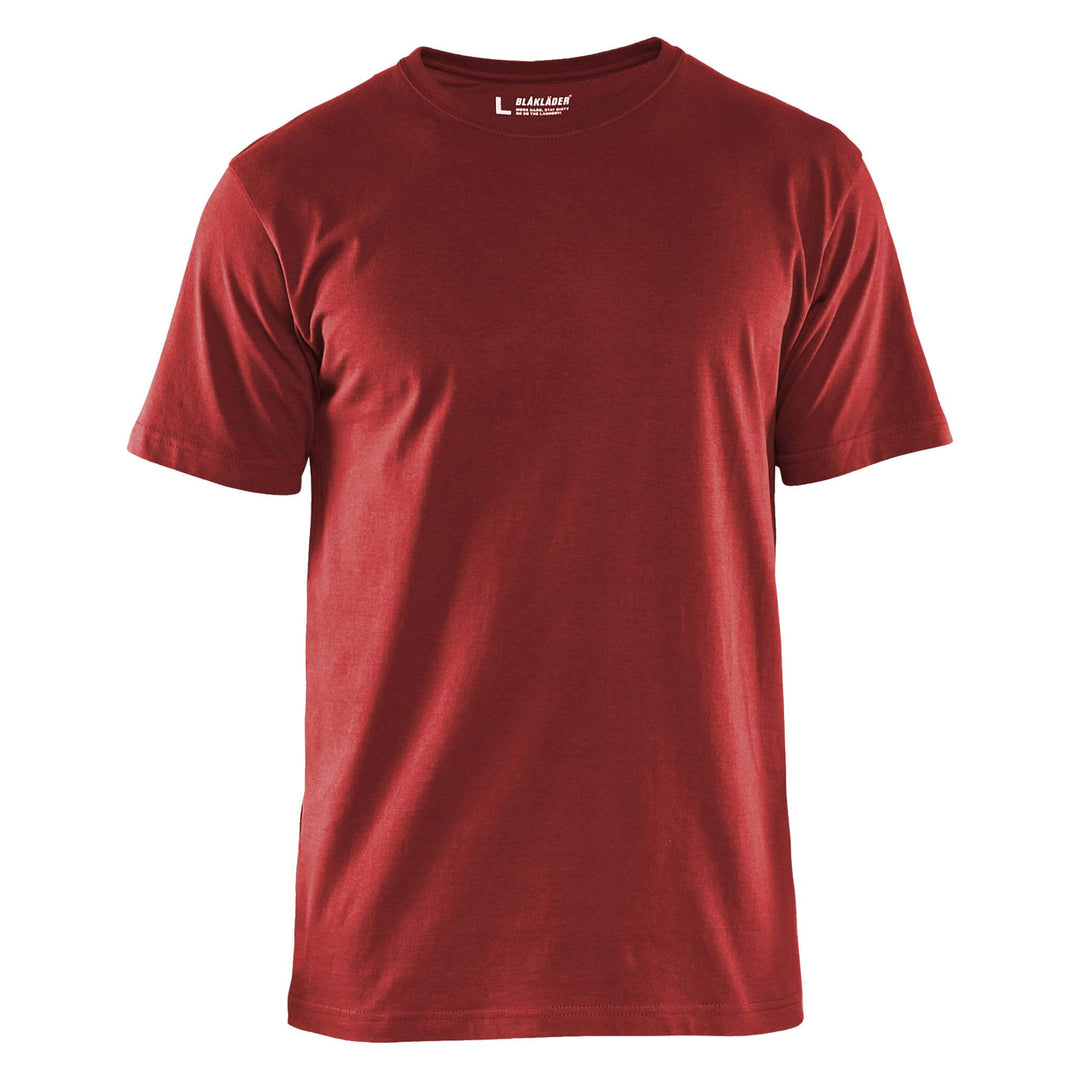Blaklader 36251042 Cotton T-Shirt (Multipack of 5) Red Main #colour_red