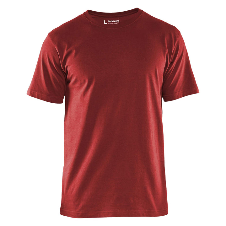 Blaklader 36251042 Cotton T-Shirt (Multipack of 5) Red Main #colour_red