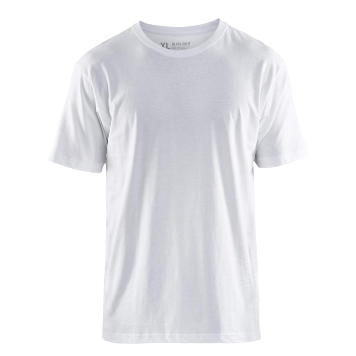 Blaklader 36251042 Cotton T-Shirt (Multipack of 5) White Main #colour_white