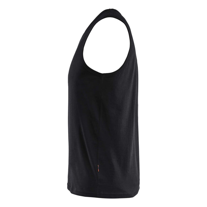 Blaklader 35111042 Cotton Tank Top Vest Black Left #colour_black