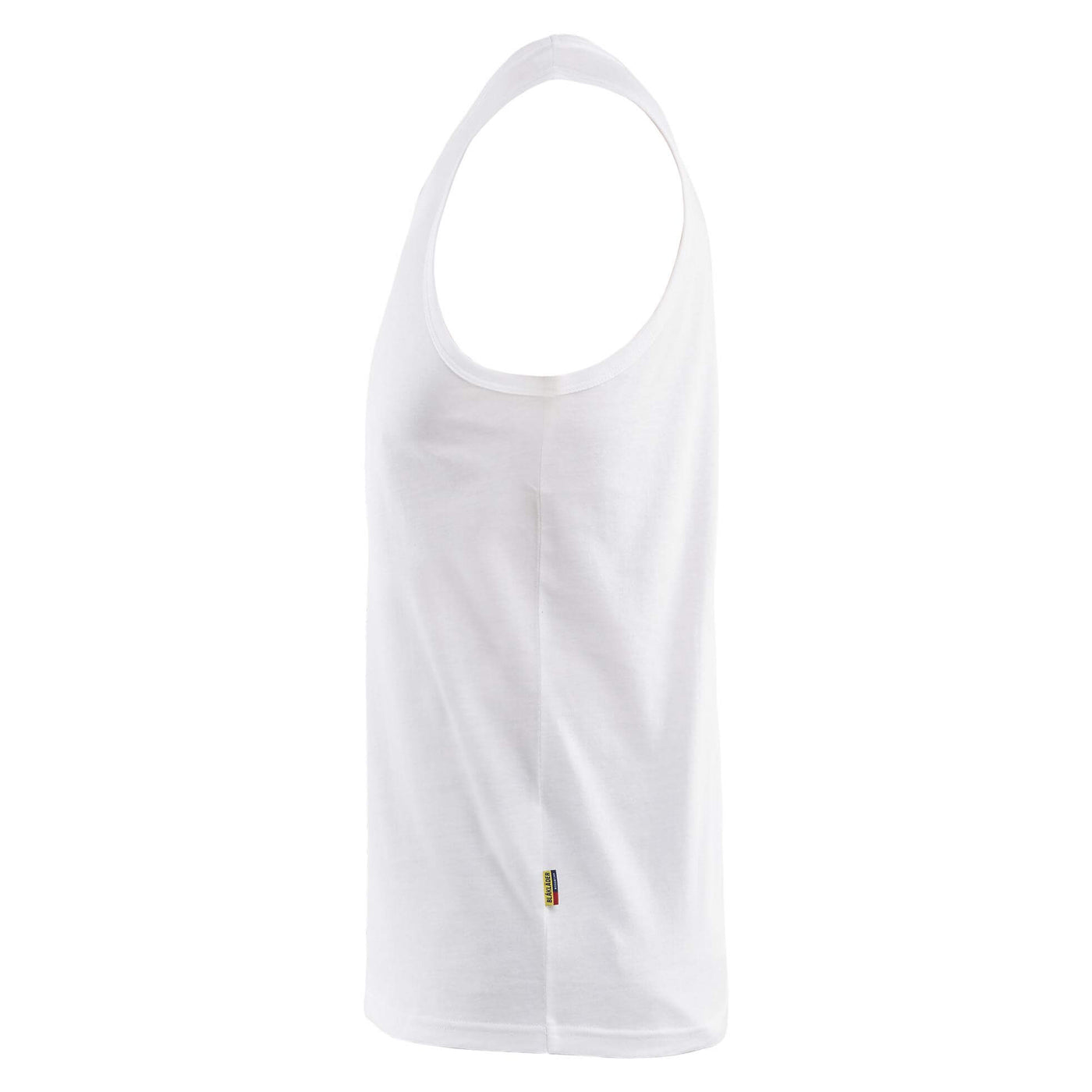 Blaklader 35111042 Cotton Tank Top Vest White Left #colour_white