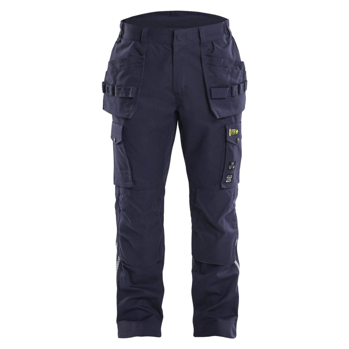 Blaklader 14181512 Craftsman Inherent Flame Retardant Holster Pocket Trousers Navy Blue Main #colour_navy-blue