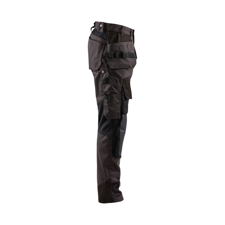 Blaklader 15541860 Craftsman Stretch Trousers Dark Grey/Black Right 