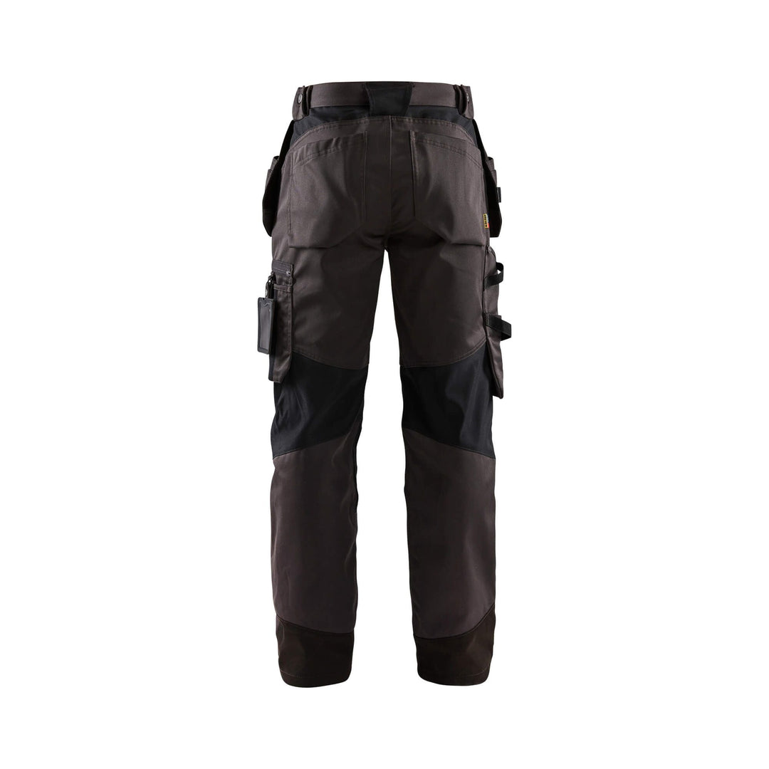 Blaklader 15541860 Craftsman Stretch Trousers Dark Grey/Black Rear 