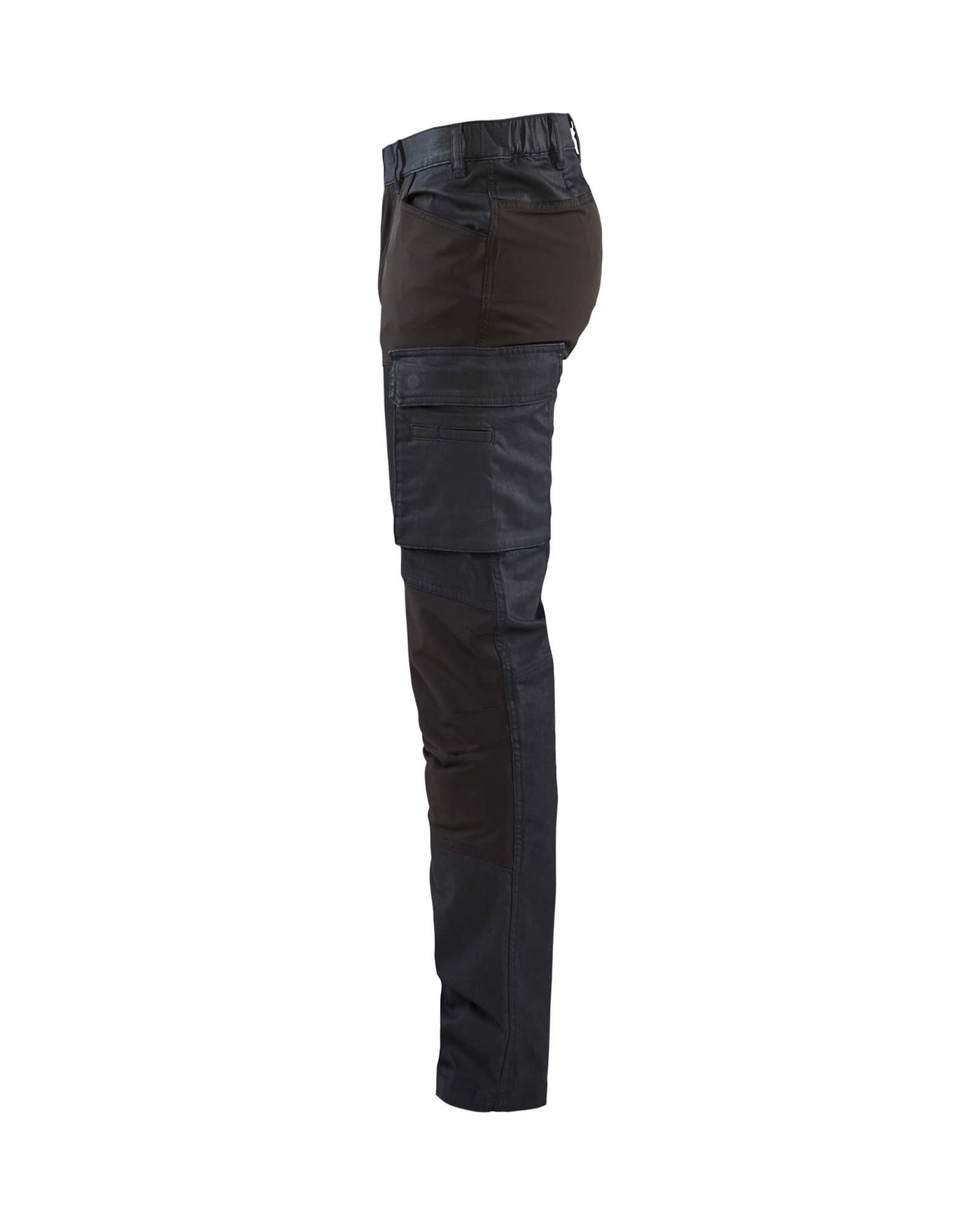 Blaklader 14571147 Denim Trousers Stretch Navy Blue/Black Left #colour_navy-blue-black