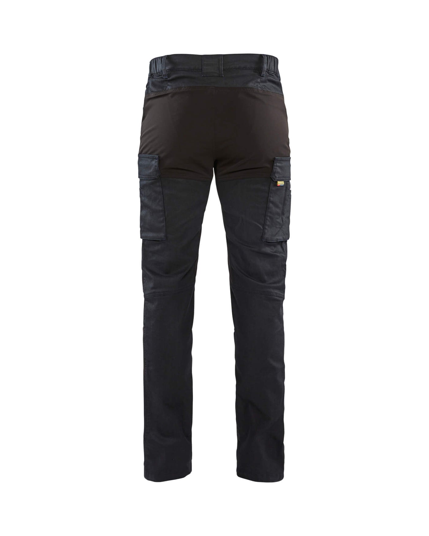 Blaklader 14571147 Denim Trousers Stretch Navy Blue/Black Rear #colour_navy-blue-black