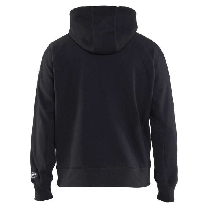 Blaklader 34781762 Flame Resistant Hoodie Black Rear #colour_black