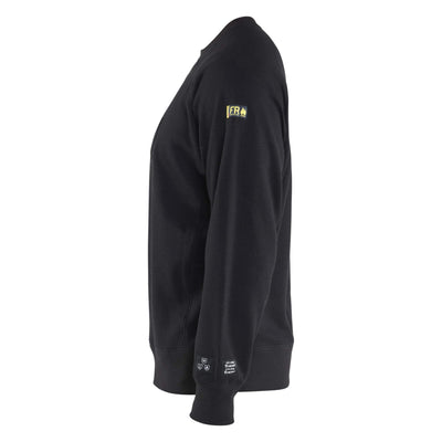 Blaklader 34771762 Flame Resistant Sweatshirt Black Left #colour_black