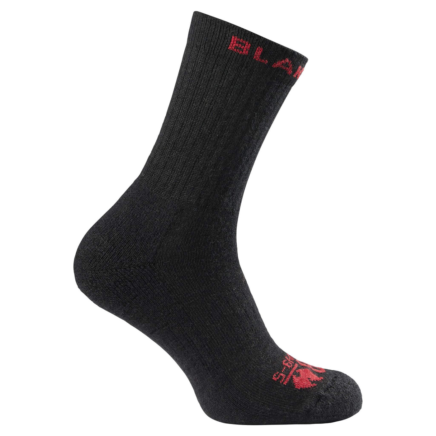 Blaklader 25041086 Flame Resistant Temperature regulating Wool Socks Black Main #colour_black