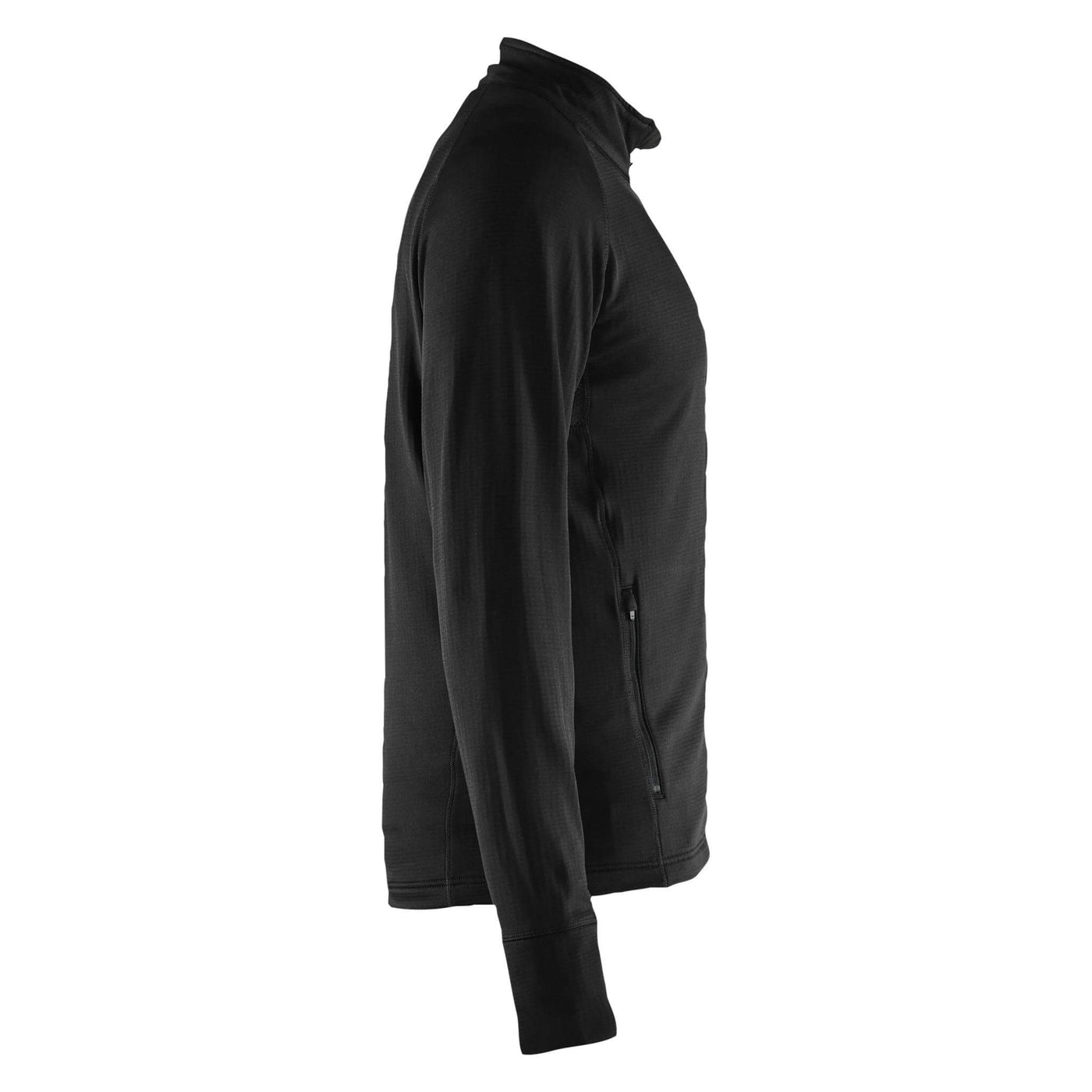Blaklader 47352539 Fleece Jacket Black Right #colour_black
