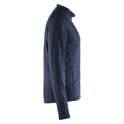 Blaklader 47352539 Fleece Jacket Dark Navy Blue Right #colour_dark-navy-blue
