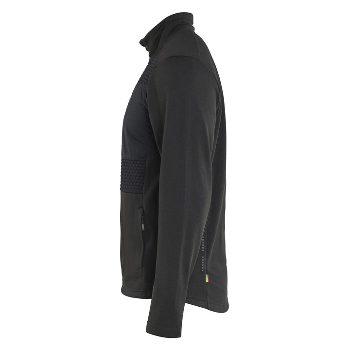 Blaklader 35482526 Full Zip Sweatshirt Black Left #colour_black